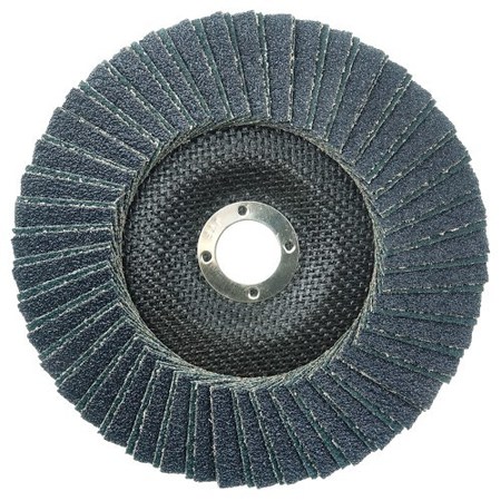 WEILER 7" Tiger X Flap Disc, Conical (TY29), Phenolic Backing, 36Z, 7/8" 51215